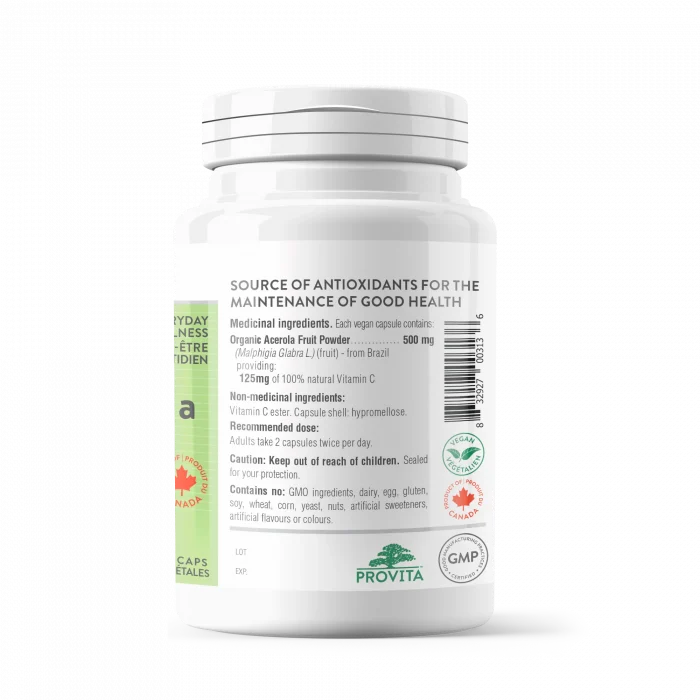 Acerola Vitamina C – 60 capsule - imagine 2