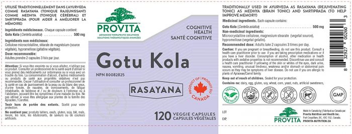 Gotu Kola - 500 Mg - 120 Capsule - imagine 2