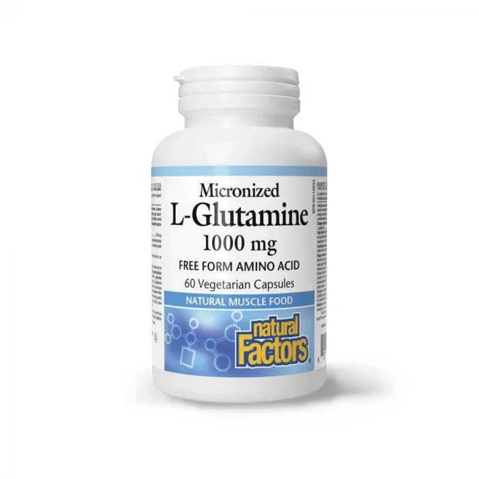 L-GLUTAMINA MICRONIZATĂ Natural Factors 1000 mg