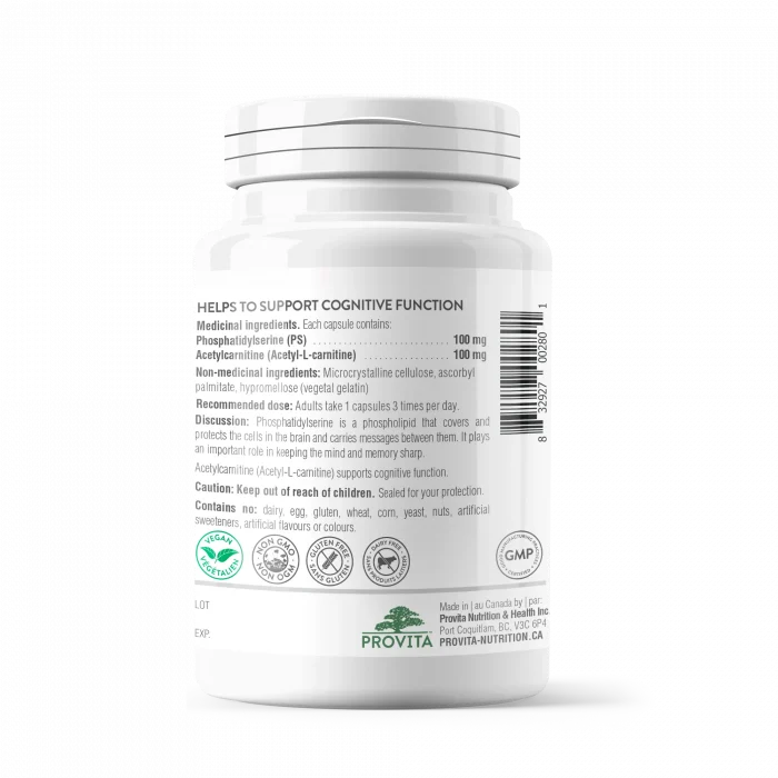 Fosfatidilserina – PS-100+ – 60 capsule - imagine 2