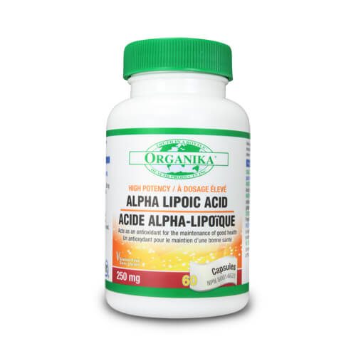 Acid Alfa Lipoic - 250 mg - antioxidant 100% natural, hepatoprotector, puternic detoxifiant pentru ficat.