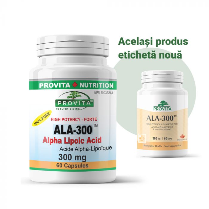 ALA 300 mg – Acid Alfa Lipoic Forte – 60 Capsule - imagine 3