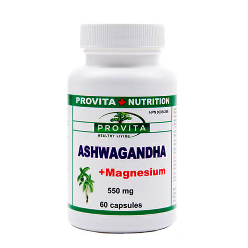 Produse Provita Nutrition - Ashwagandha cu magneziu | Produse naturiste | Tratamente naturiste | Remedii naturiste | Farmacia Canadiana | Farmacie naturista