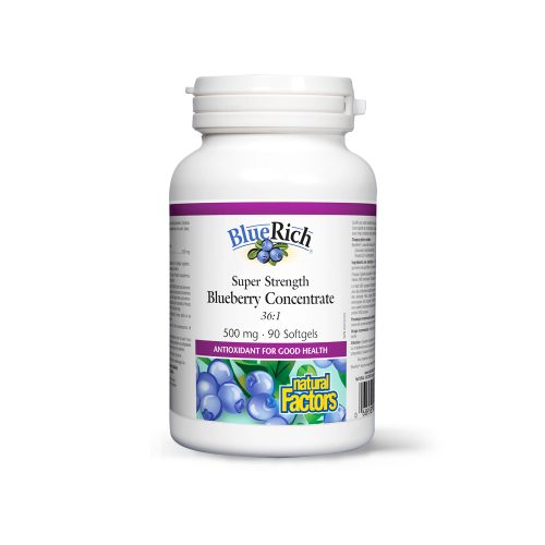Super Strength Blueberry Concentrate (Concentrat de afine) – 500 mg – 90 capsule