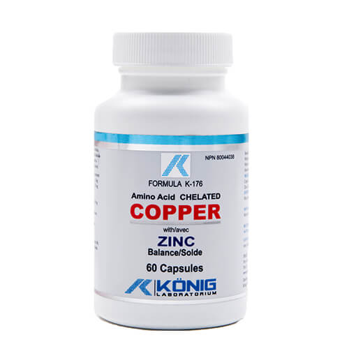 Copper - cupru cu balanta de zinc - 5000 mcg (5 mg) - 60 tablete