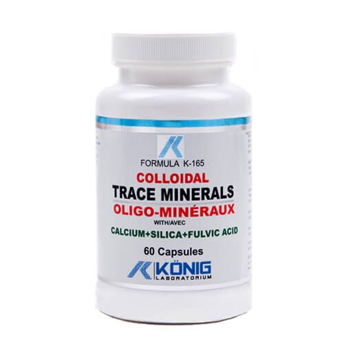 Minerale trasoare coloidale organice cu acid fulvic - 60 capsule