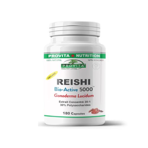 Reishi 5000 Ganoderma: extract bioactiv standardizat - 180 capsule