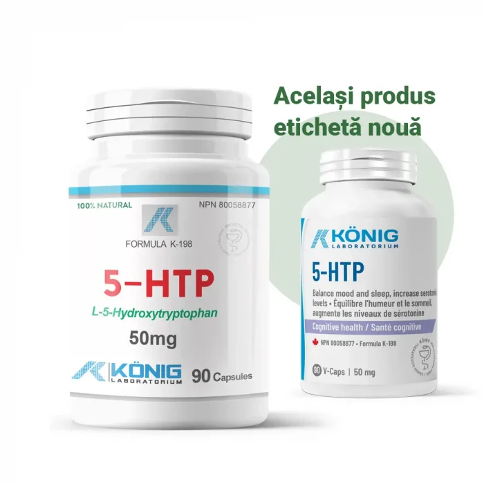 5 HTP Koing eticheta noua