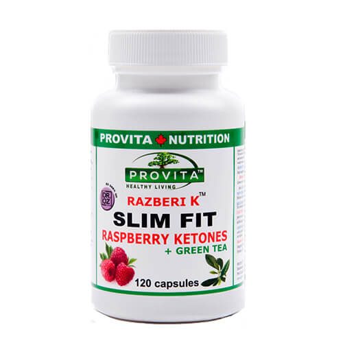 Slim Fit cu cetona de zmeura (Raspberry Ketone) - 120 capsule