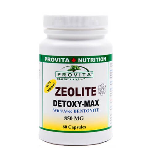 Zeolit Detoxy-Max - 850 mg - 60 de capsule